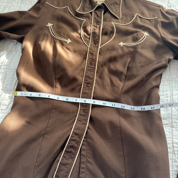 Vintage 1940's/50's western shirt by Circle A western wear • Size: S / M - Picture 7 of 8